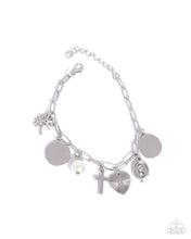 Load image into Gallery viewer, Paparazzi Charm Commitment - White Bracelet
