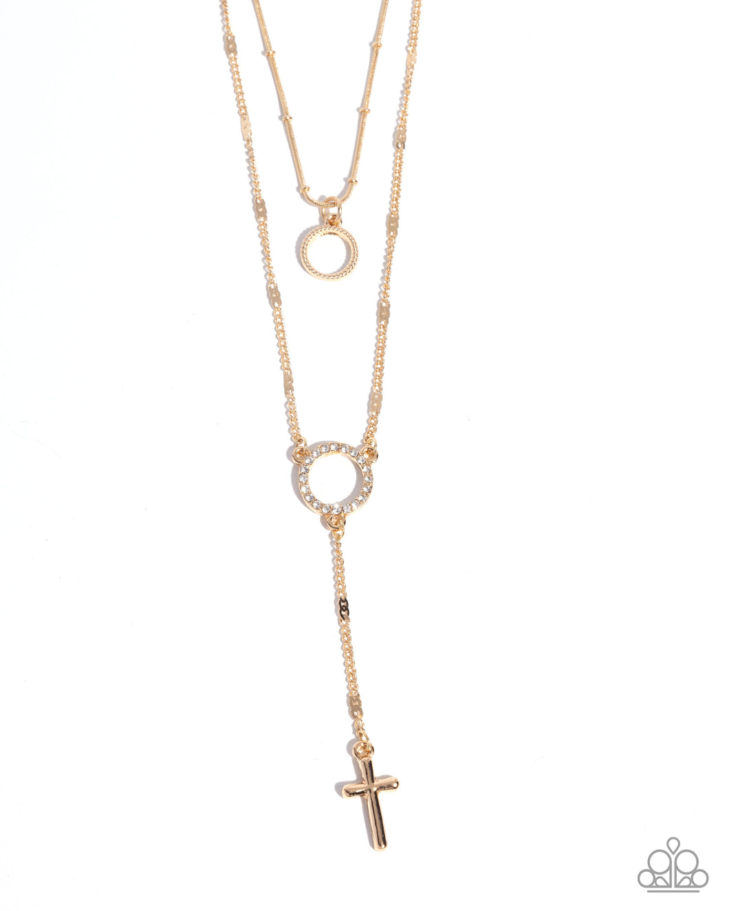 Paparazzi Faithfully Fierce - Gold Necklace