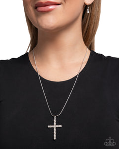 Paparazzi Holy Harmony - White Necklace