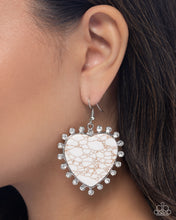 Load image into Gallery viewer, Paparazzi Dazzling Damsel - White Earrings
