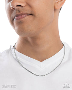 Paparazzi Rational Rope - Silver Necklace