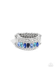 Load image into Gallery viewer, Paparazzi Laid-Back Linear - Blue Ring
