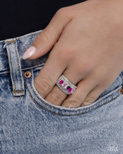 Load image into Gallery viewer, Paparazzi Laid-Back Linear - Pink Ring
