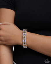 Load image into Gallery viewer, Paparazzi Symmetrical Statement - Yellow Bracelet
