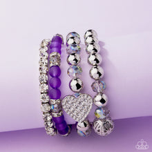 Load image into Gallery viewer, Paparazzi Poetically Plush - Purple Bracelet
