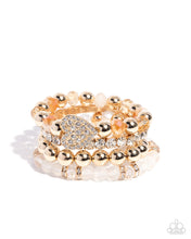 Load image into Gallery viewer, Paparazzi Poetically Plush - White Bracelet

