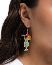 Load image into Gallery viewer, Paparazzi Delightful Daiquiri - Green Earrings
