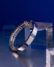 Load image into Gallery viewer, Paparazzi Glistening Gesture - Blue Bracelet
