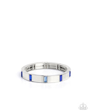 Load image into Gallery viewer, Paparazzi Glistening Gesture - Blue Bracelet
