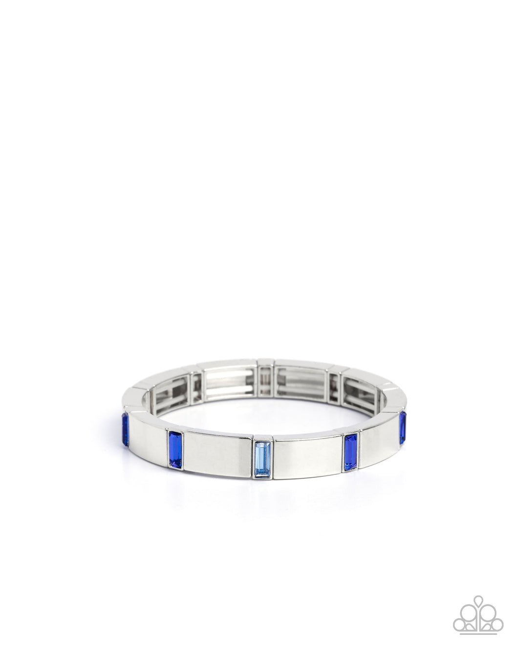 Paparazzi Glistening Gesture - Blue Bracelet