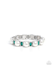 Load image into Gallery viewer, Paparazzi Pronged Palace - Green Bracelet
