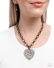 Load image into Gallery viewer, Paparazzi Heartfelt Havana - Black Necklace
