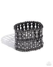Load image into Gallery viewer, Paparazzi Stacked Significance - Black Bracelet
