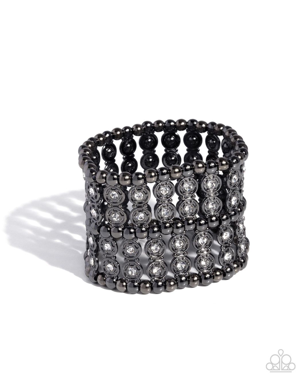 Paparazzi Stacked Significance - Black Bracelet
