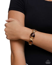 Load image into Gallery viewer, Paparazzi Heart Habit - Brown Bracelet
