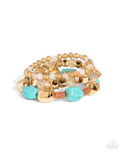 Load image into Gallery viewer, Paparazzi Malibu Minimalist - Blue Bracelet
