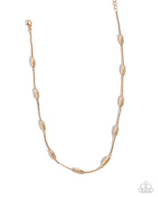 Load image into Gallery viewer, Paparazzi Cylindrical Chic - Gold Necklace
