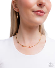 Load image into Gallery viewer, Paparazzi Cylindrical Chic - Gold Necklace
