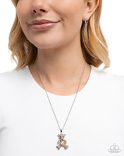 Load image into Gallery viewer, Paparazzi Twinkling Teddy - Brown Necklace
