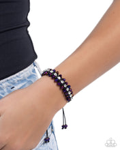 Load image into Gallery viewer, Paparazzi Embedded Effervescence - Purple Bracelet
