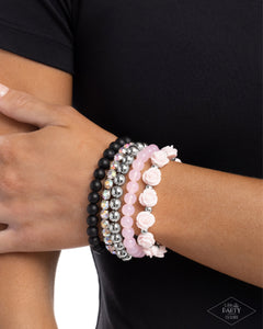 Paparazzi Rose Garden Grandeur - Pink Bracelet