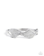 Load image into Gallery viewer, Paparazzi Blissful Bow - White Bracelet
