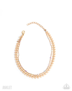 Paparazzi Actionable Anklet - Gold Ankle Bracelet