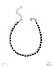 Load image into Gallery viewer, Paparazzi Exquisitely Eclectic - Gold Ankle Bracelet
