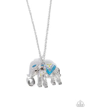 Load image into Gallery viewer, Paparazzi Educated Elephant - Blue Necklace
