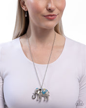 Load image into Gallery viewer, Paparazzi Educated Elephant - Blue Necklace
