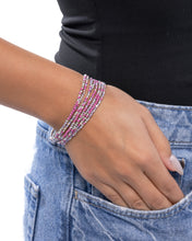 Load image into Gallery viewer, Paparazzi Candlelight Cascade - Purple Bracelet
