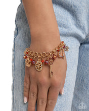 Load image into Gallery viewer, Paparazzi Queen of the Party - Red Bracelet
