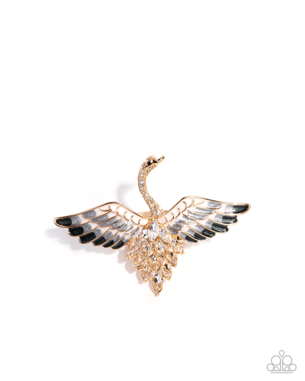 Paparazzi Soaring Swan - Gold Ring