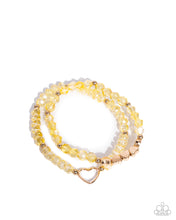 Load image into Gallery viewer, Paparazzi Profound Pop of Color - Yellow Bracelet
