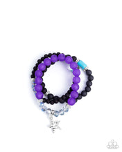 Load image into Gallery viewer, Paparazzi Sensible Star - Purple Bracelet
