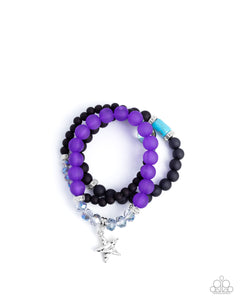 Paparazzi Sensible Star - Purple Bracelet