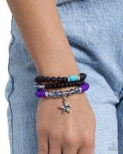 Load image into Gallery viewer, Paparazzi Sensible Star - Purple Bracelet
