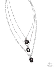 Load image into Gallery viewer, Paparazzi Driven Dazzle - Black Necklace
