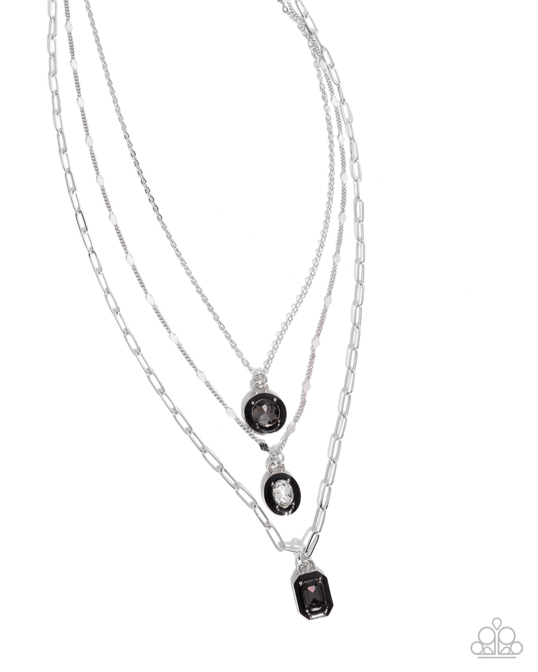 Paparazzi Driven Dazzle - Black Necklace
