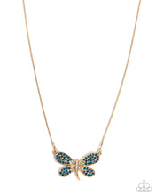 Load image into Gallery viewer, Dragonfly Direction - Gold Necklace
