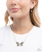 Load image into Gallery viewer, Dragonfly Direction - Gold Necklace
