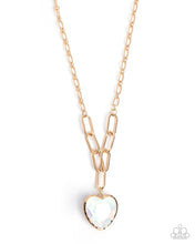 Load image into Gallery viewer, Paparazzi HAUTE Heart - White Necklace
