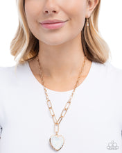 Load image into Gallery viewer, Paparazzi HAUTE Heart - White Necklace

