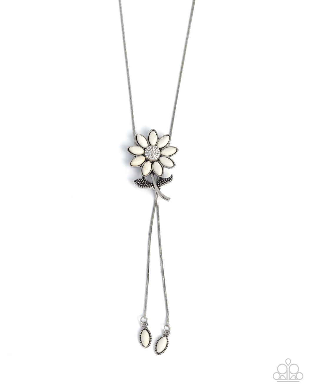 Paparazzi Floral Fidelity - White Necklace