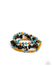Load image into Gallery viewer, Paparazzi Santa Fe Stacks - Black Bracelet
