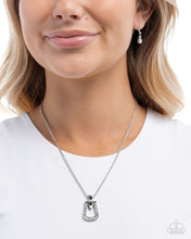 Load image into Gallery viewer, Paparazzi Sensational Stirrup - Black Necklace
