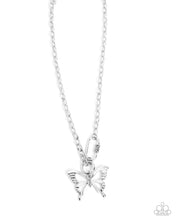 Load image into Gallery viewer, Paparazzi Fluttering Fuel - Silver Necklace
