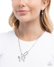 Load image into Gallery viewer, Paparazzi Fluttering Fuel - Silver Necklace
