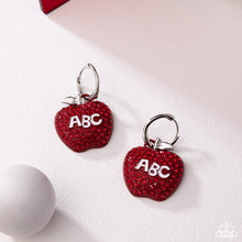 Load image into Gallery viewer, Paparazzi Adorable ABCs - Red Earrings

