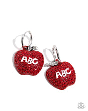 Load image into Gallery viewer, Paparazzi Adorable ABCs - Red Earrings
